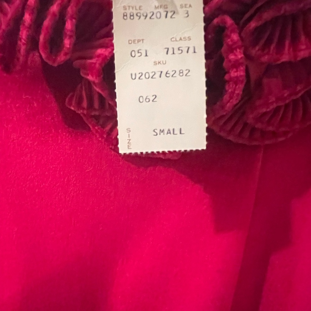 Vintage R. Michael Alan Berry Red Robe - Picture 8 of 10